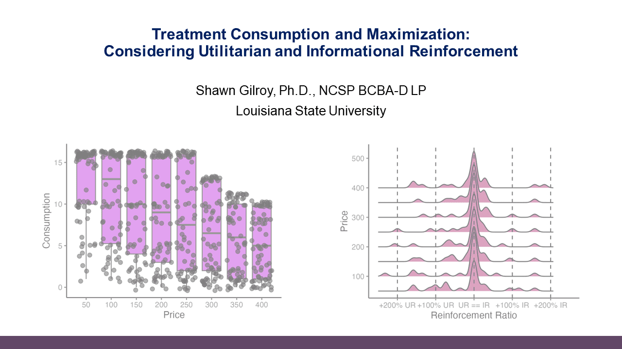 preprint preview for Treatment Consumption as Maximization of Utilitarian and Information Reinforcement