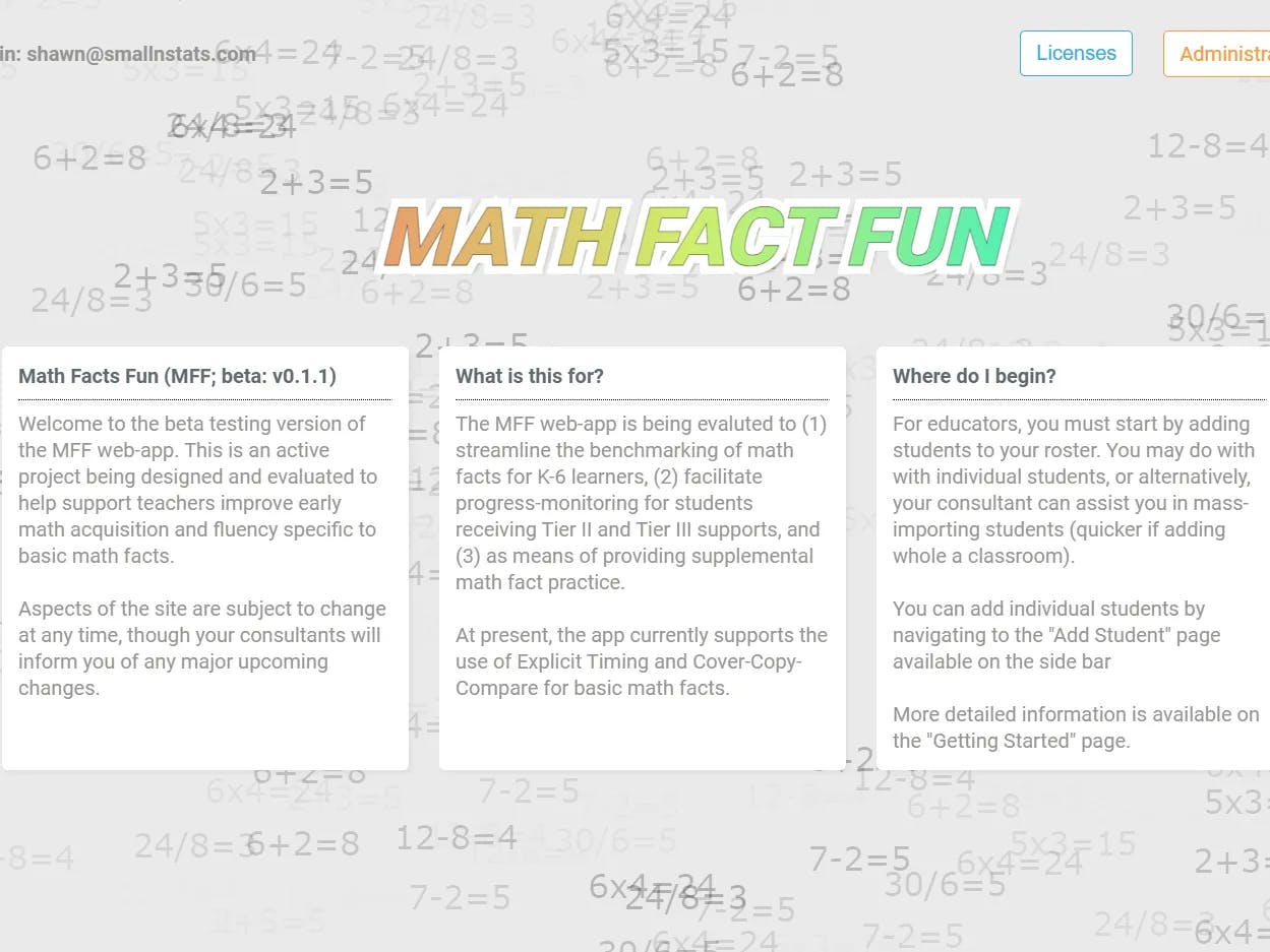 preprint preview for Math Fact Fun